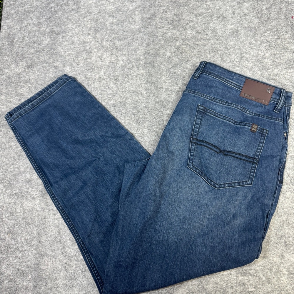 Buffalo David Bitton Jackson Slim Straight Jeans Mens 40x34 Medium Wash Blue